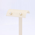 Load image into Gallery viewer, Diamond Studs in Yellow Gold -1.43cttw