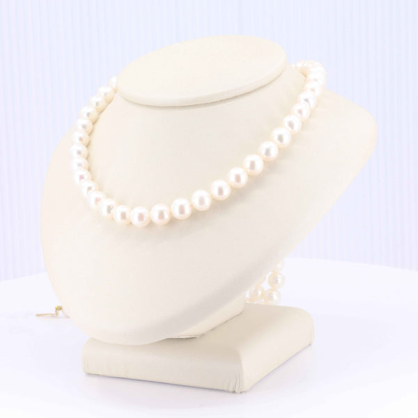 Freshwater Pearl Strand Necklace, with 14K Yellow Gold Clasp, 18 inch - Kizer Cummings Jewelers