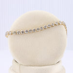 Load image into Gallery viewer, Diamond Articulated Tennis Bracelet in Yellow Gold - 5.00cttw
