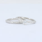 Load image into Gallery viewer, Floral Textured Band in 14K White Gold, 2mm