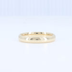 Load image into Gallery viewer, Low Dome Comfort Fit 3mm Band in Yellow Gold
