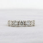 Load image into Gallery viewer, Five Stone Diamond Band in White Gold - 1.50cttw
