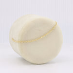 Load image into Gallery viewer, Diamond Cut Rope Chain in Yellow Gold 1.5mm 7&quot;
