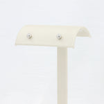 Load image into Gallery viewer, Ball Stud Earrings in 14K White Gold, 4mm - Kizer Cummings Jewelers
