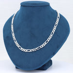 Load image into Gallery viewer, Figaro Chain in Sterling Silver, 5.5mm, 24"