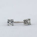 Load image into Gallery viewer, Diamond Stud Earrings in White Gold - 0.29cttw
