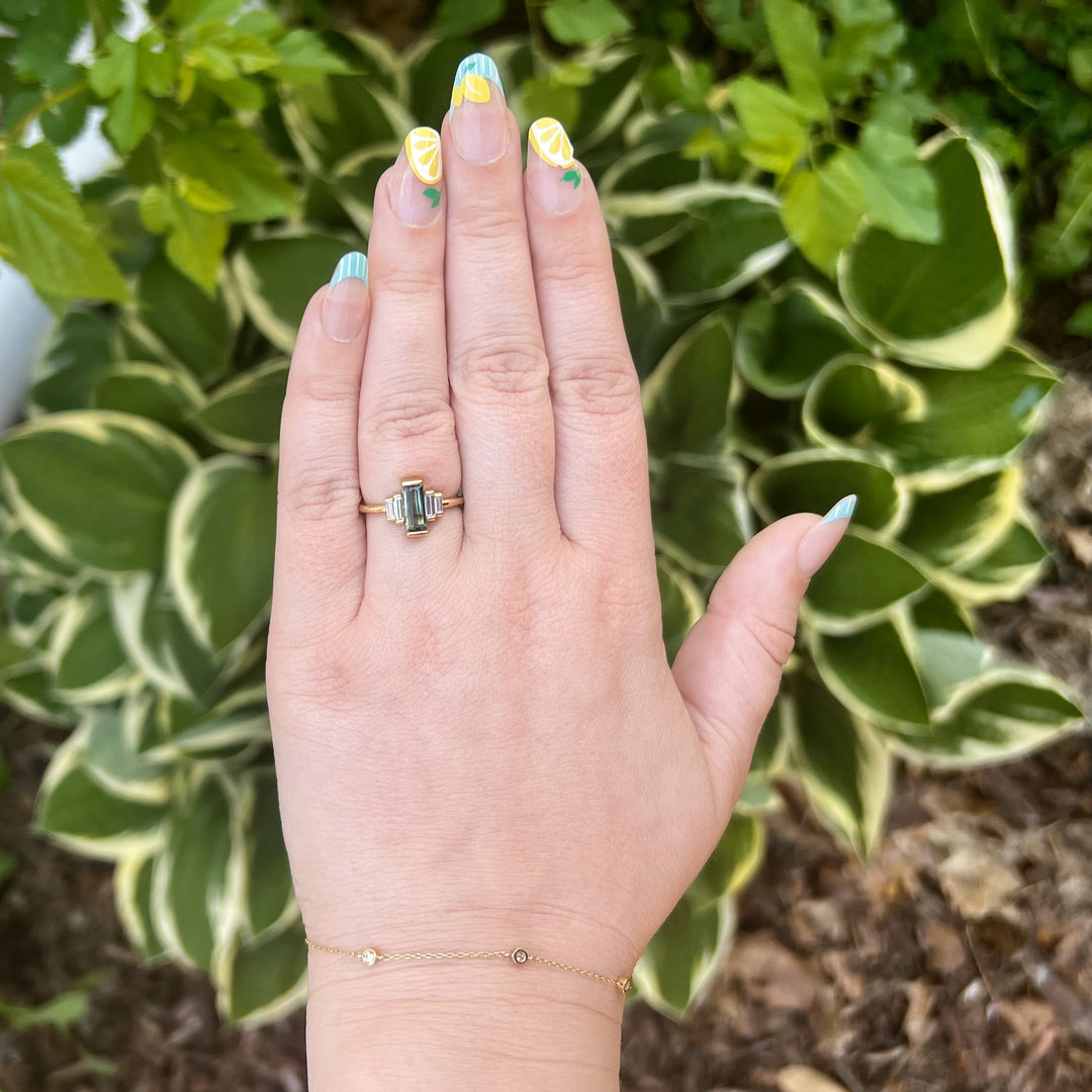 Sapphire City Ring in Yellow Gold