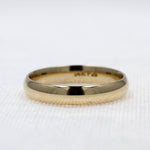 Load image into Gallery viewer, Comfort Fit Band in Yellow Gold - 4mm
