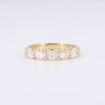 Load image into Gallery viewer, E/W Oval Diamond 5 Stone Ring in Yellow Gold
