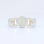 Load image into Gallery viewer, White Star Sapphire and Diamond Ring, 2.21ct White Star Sapphire with 0.10cttw Diamond in 14TT Gold - Kizer Cummings Jewelers