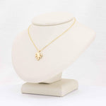 Load image into Gallery viewer, Monstera Leaf Necklace in 14K Yellow Gold, 18 inch - Kizer Cummings Jewelers