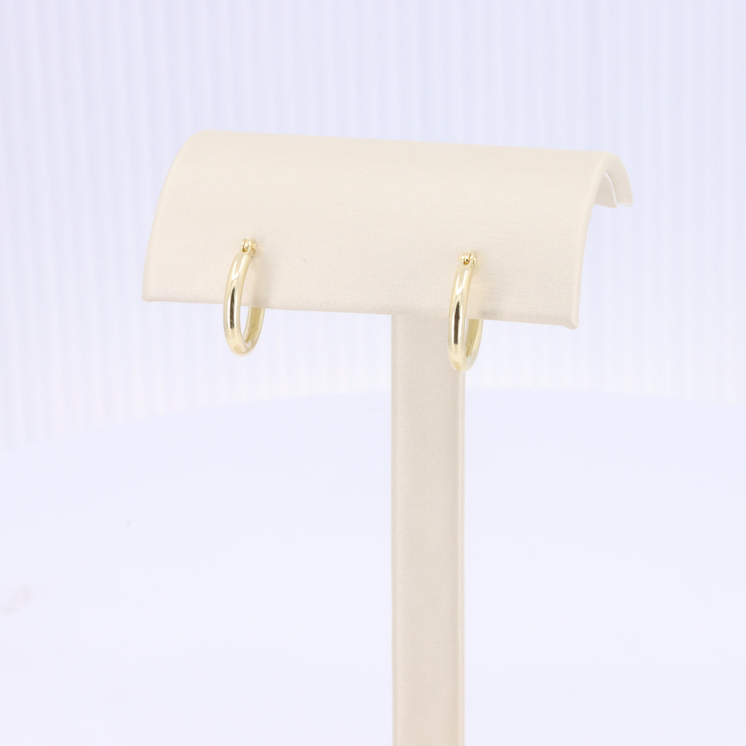 Huggie Earrings in Yellow Gold