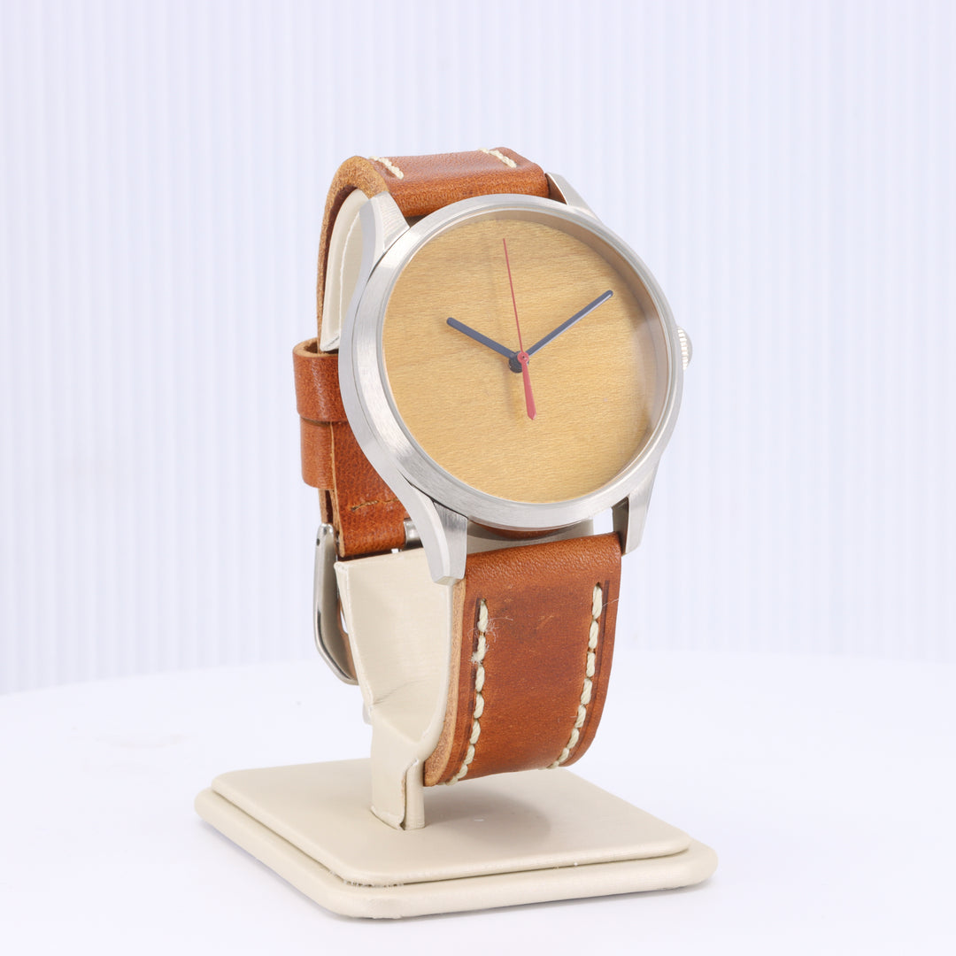Yellow Dial KU Allen Fieldhouse Basketball Floor Watch 1992-2005