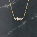 Load image into Gallery viewer, A Touch of Sparkle Diamond Necklace in Yellow Gold
