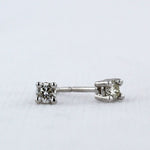 Load image into Gallery viewer, 0.13cttw Diamond Stud Earrings