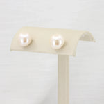 Load image into Gallery viewer, Freshwater Pearl Button Stud Earrings, 11mm in 14K Yellow Gold - Kizer Cummings Jewelers