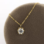 Load image into Gallery viewer, Buttercup Lab Grown Diamond Necklace in Yellow Gold
