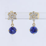 Load image into Gallery viewer, Winter Wonderland Drop Earrings in Yellow Gold
