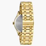 Load image into Gallery viewer, Bulova Classic- Black Round Face w/ Yellow Metal Features and Band - Kizer Cummings Jewelers