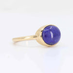 Load image into Gallery viewer, Lapis Ring, 2.02ct Lapis in 14KY Yellow Gold - Kizer Cummings Jewelers