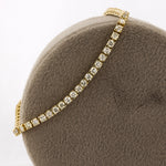 Load image into Gallery viewer, Diamond Tennis Bracelet in Yellow Gold - 3.0cttw
