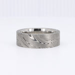 Load image into Gallery viewer, Supernova Pattern Damascus Steel Ring
