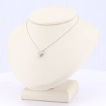Load image into Gallery viewer, Diamond Quatrefoil Pendant, 0.25cttw in 14K White Gold, 18 inch Chain - Kizer Cummings Jewelers