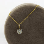 Load image into Gallery viewer, Golden Disco Diamond Cluster Pendant in Yellow Gold
