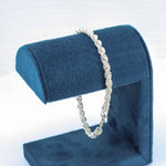 Load image into Gallery viewer, Rope Chain Bracelet, in Sterling Silver, 4.5mm, 8.25 inches