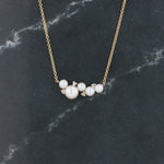 Load image into Gallery viewer, Pearl Bubbles Necklace in Yellow Gold
