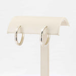Load image into Gallery viewer, Huggie Hoop Earrings in Sterling Silver, 20mm x 2.39mm - Kizer Cummings Jewelers