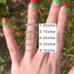 Load image into Gallery viewer, Diamond Wedding Band, 0.50cttw in 14K White Gold