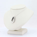 Load image into Gallery viewer, Diamond Teardrop Pendant, 0.01cttw in Sterling Silver, 18 inch Chain - Kizer Cummings Jewelers