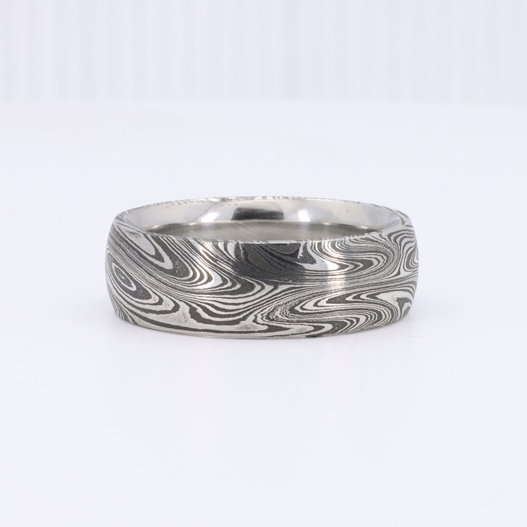 Kona Pattern Damascus Steel Band