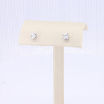 Load image into Gallery viewer, Lab-Grown Diamond Stud Earrings, 1.00cttw in 14K White Gold